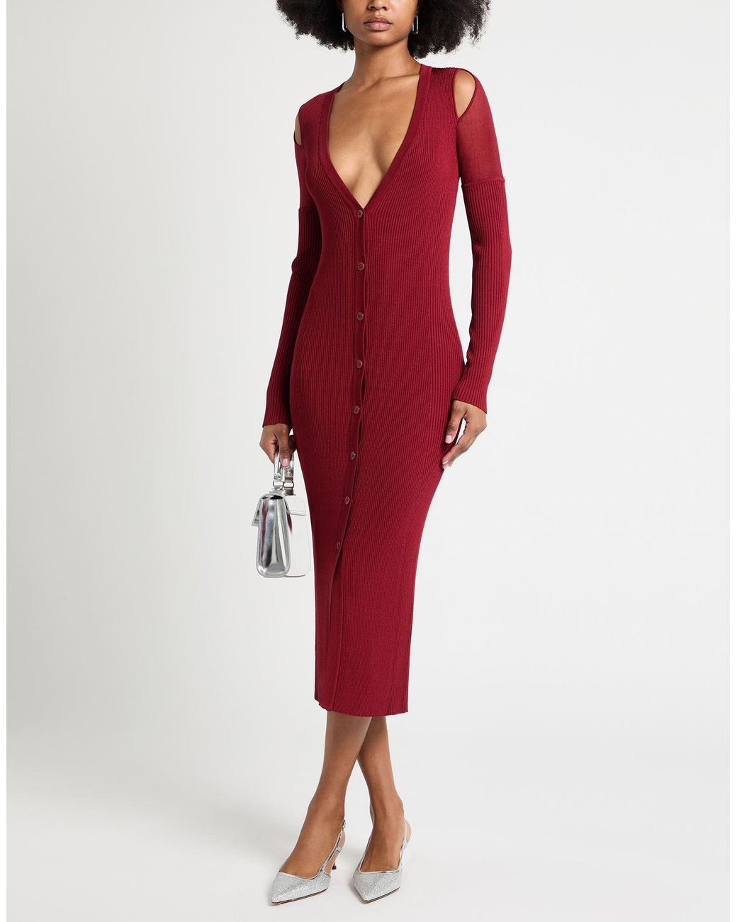 Patrizia Pepe Red Cardigan