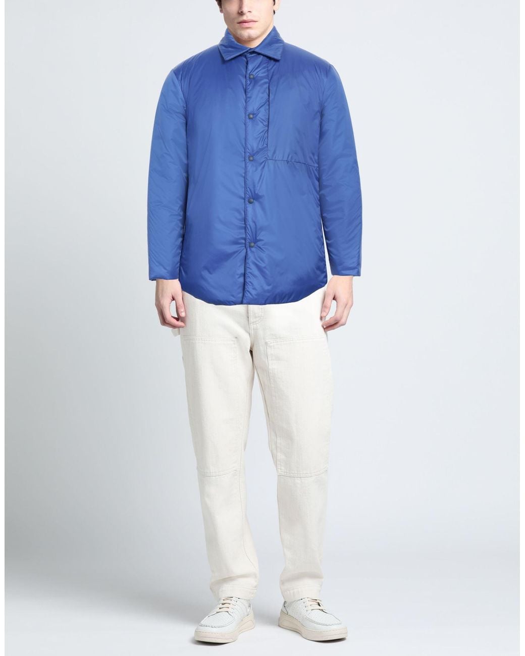Slowear Blue Teknosartorial Shirt Polyamide for men