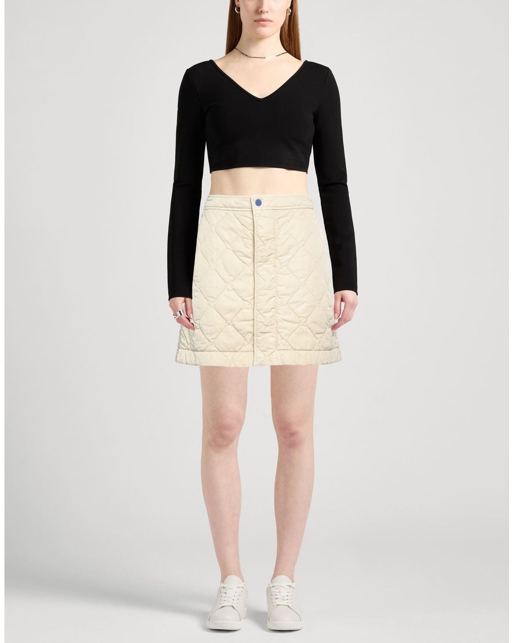 Burberry Natural Mini Skirt