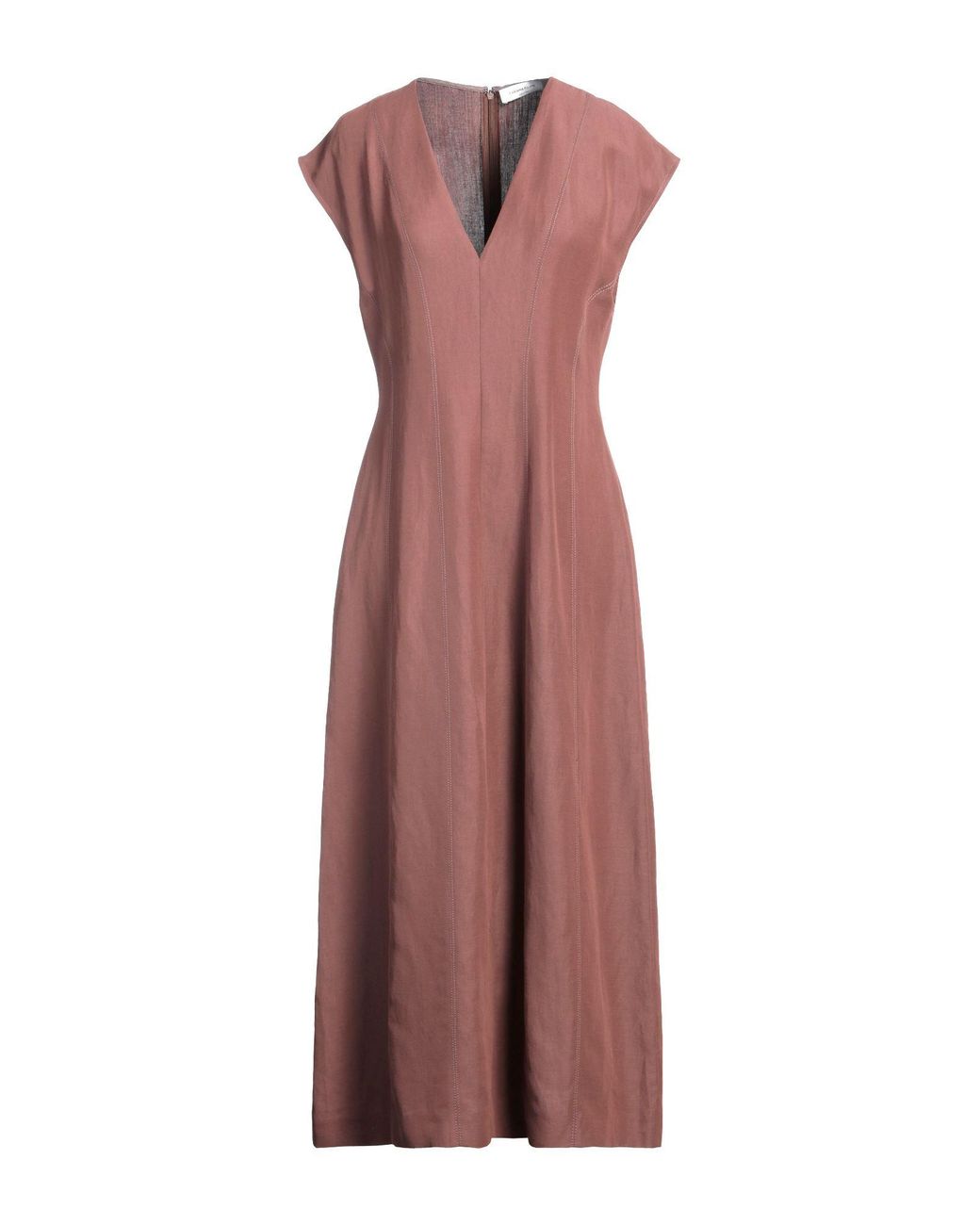 Fabiana Filippi Brown Maxi Dress