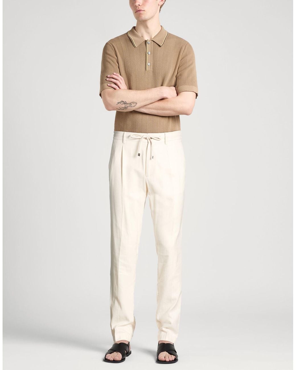 Berwich White Trouser for men