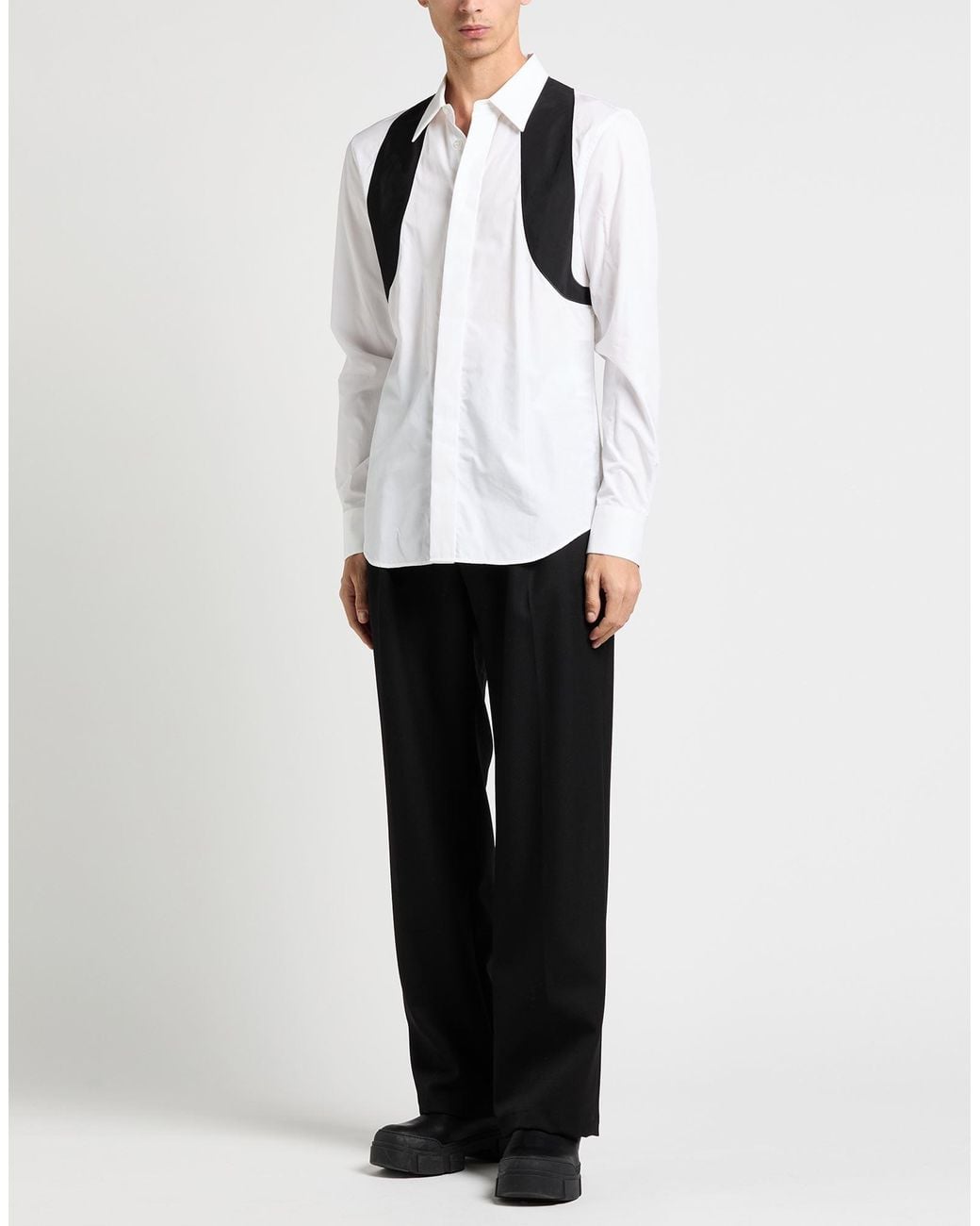 Camisa McQueen de hombre de color White