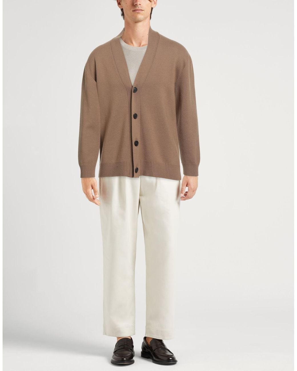 Cardigan Alpha Studio pour homme en coloris Brown
