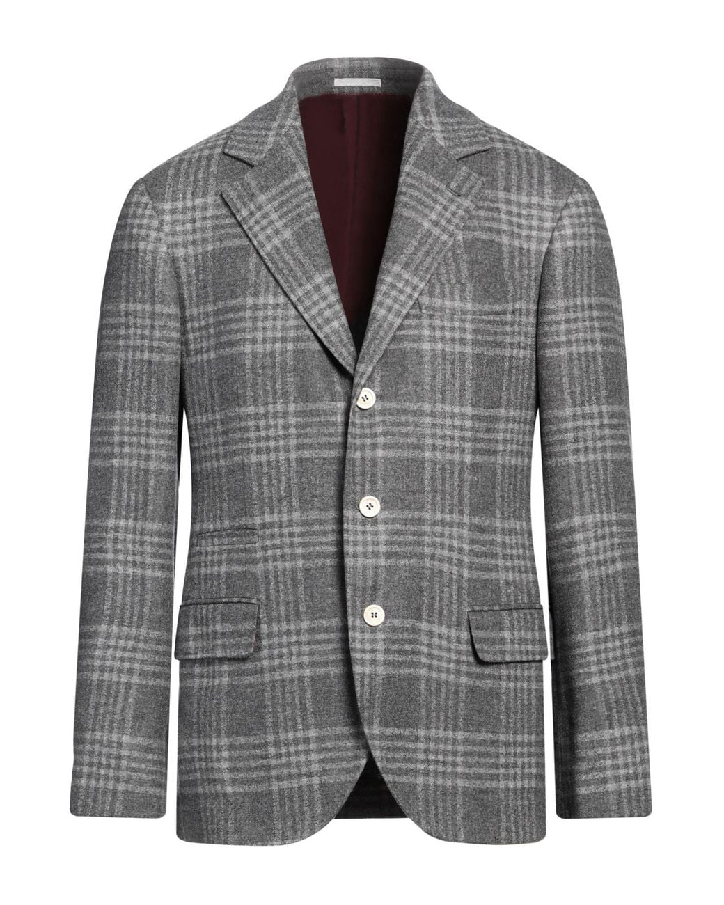 Brunello Cucinelli Gray Blazer for men