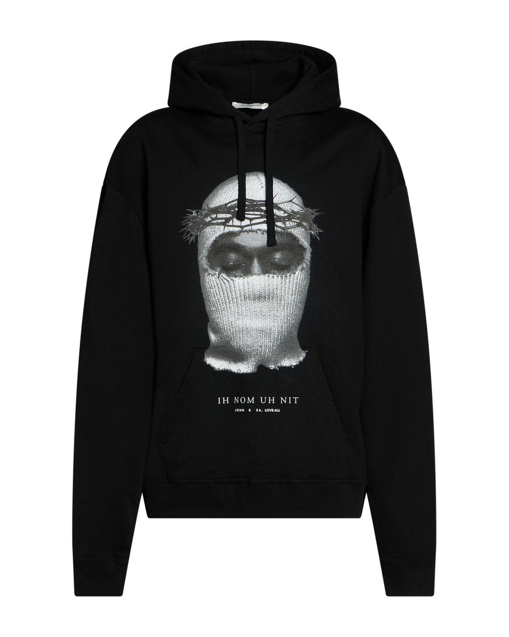 Ih Nom Uh Nit Black Sweatshirt Cotton for men