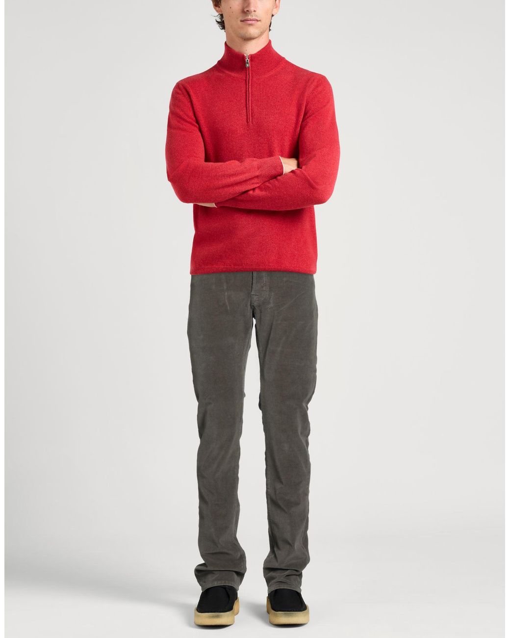 Jacob Cohen Gray Dark Pants Cotton, Elastane for men