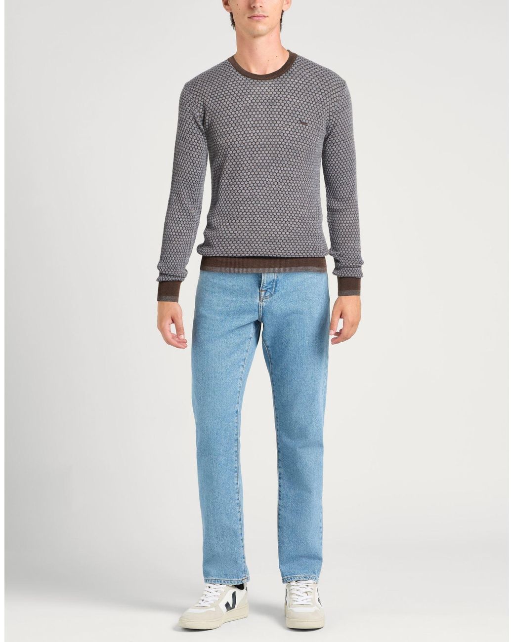 Harmont & Blaine Gray Sweater Wool, Acrylic, Polyamide for men