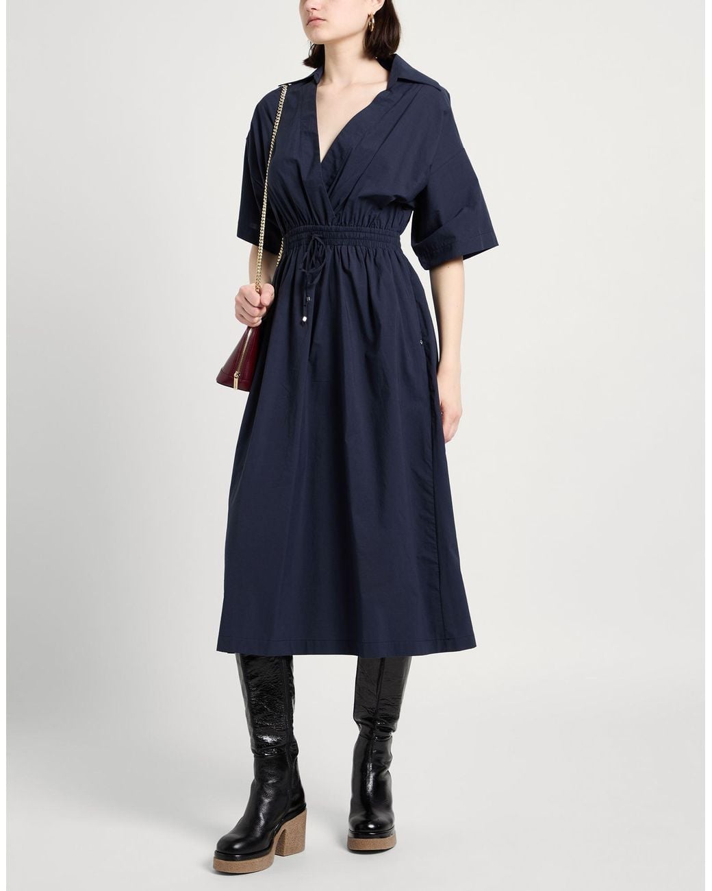 Ottod'Ame Blue Midi Dress