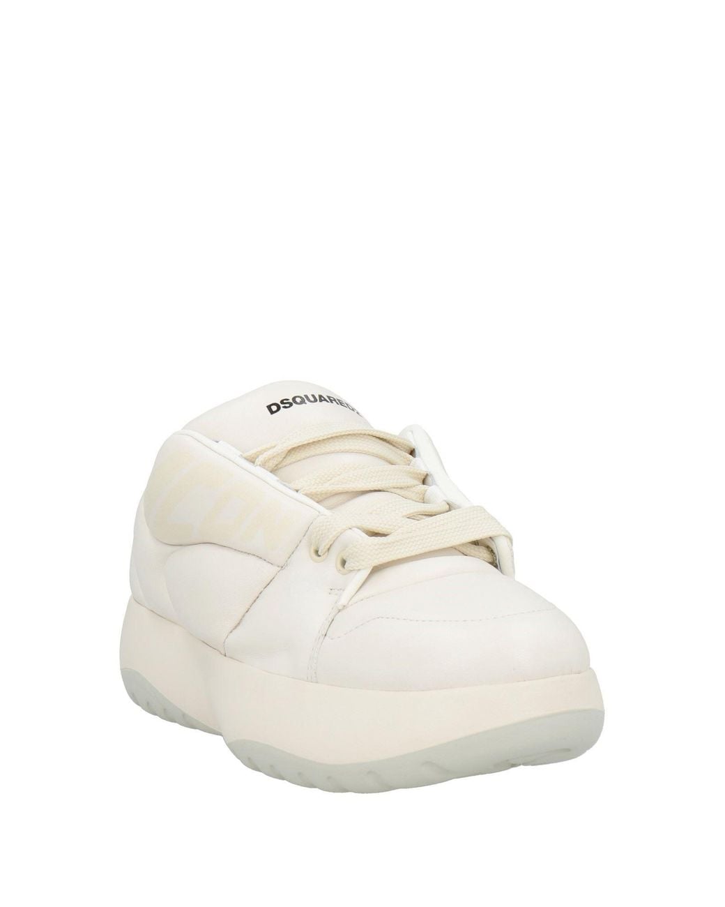 DSquared² White Icon Sneakers Calfskin