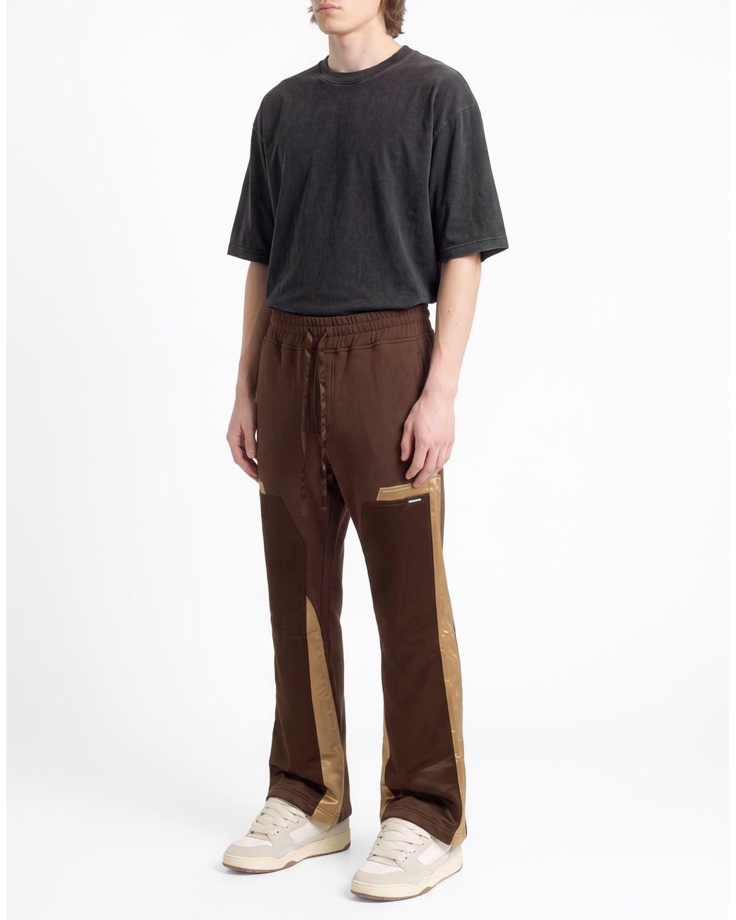 NAHMIAS Brown Pants Cotton for men