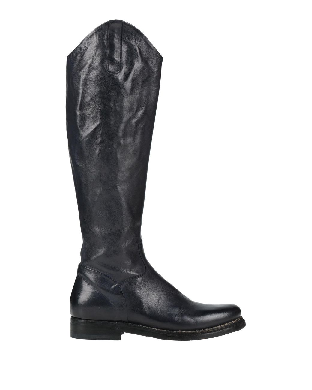 Silvano Sassetti Black Boot Leather
