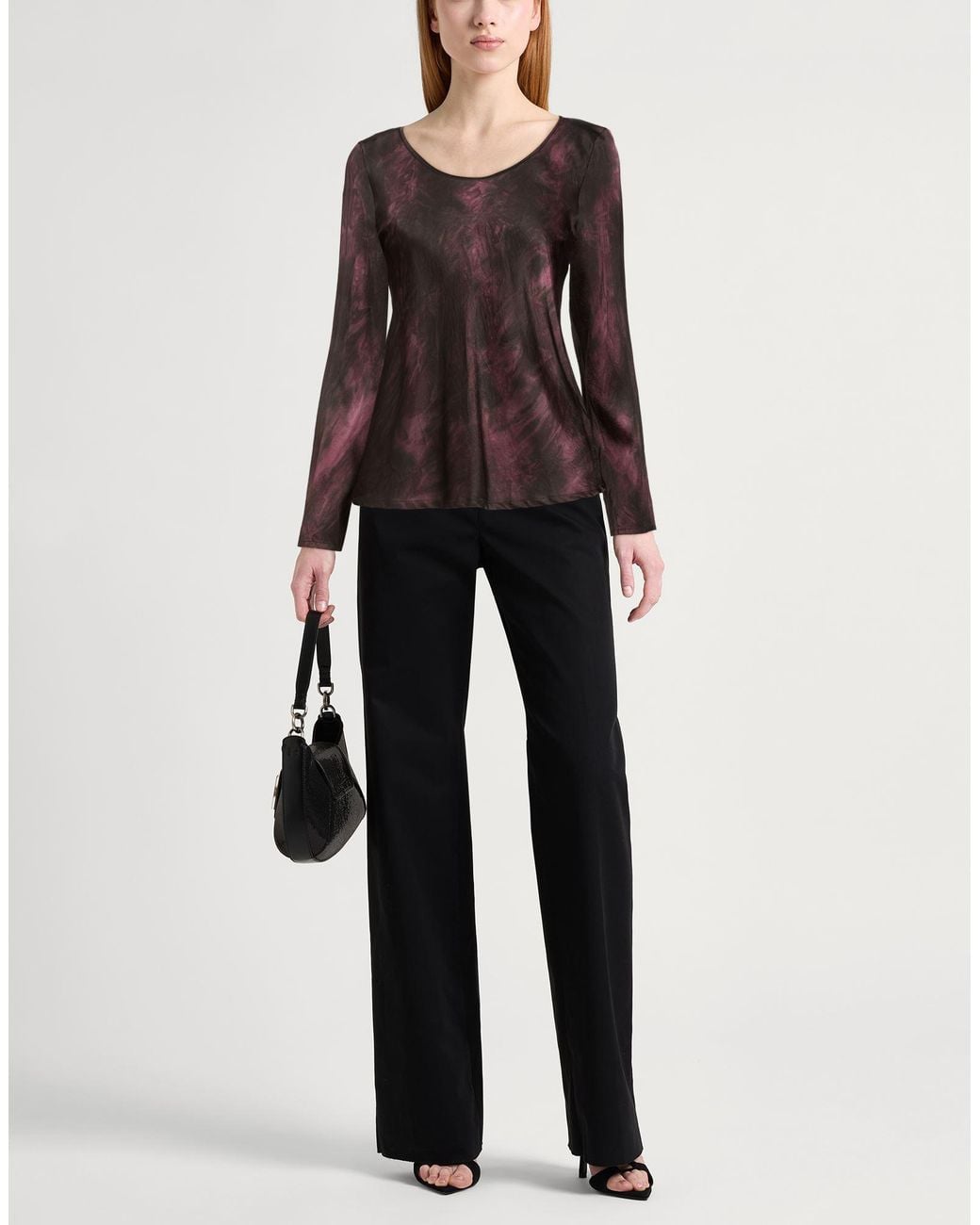 Manila Grace Brown Top Viscose, Elastane