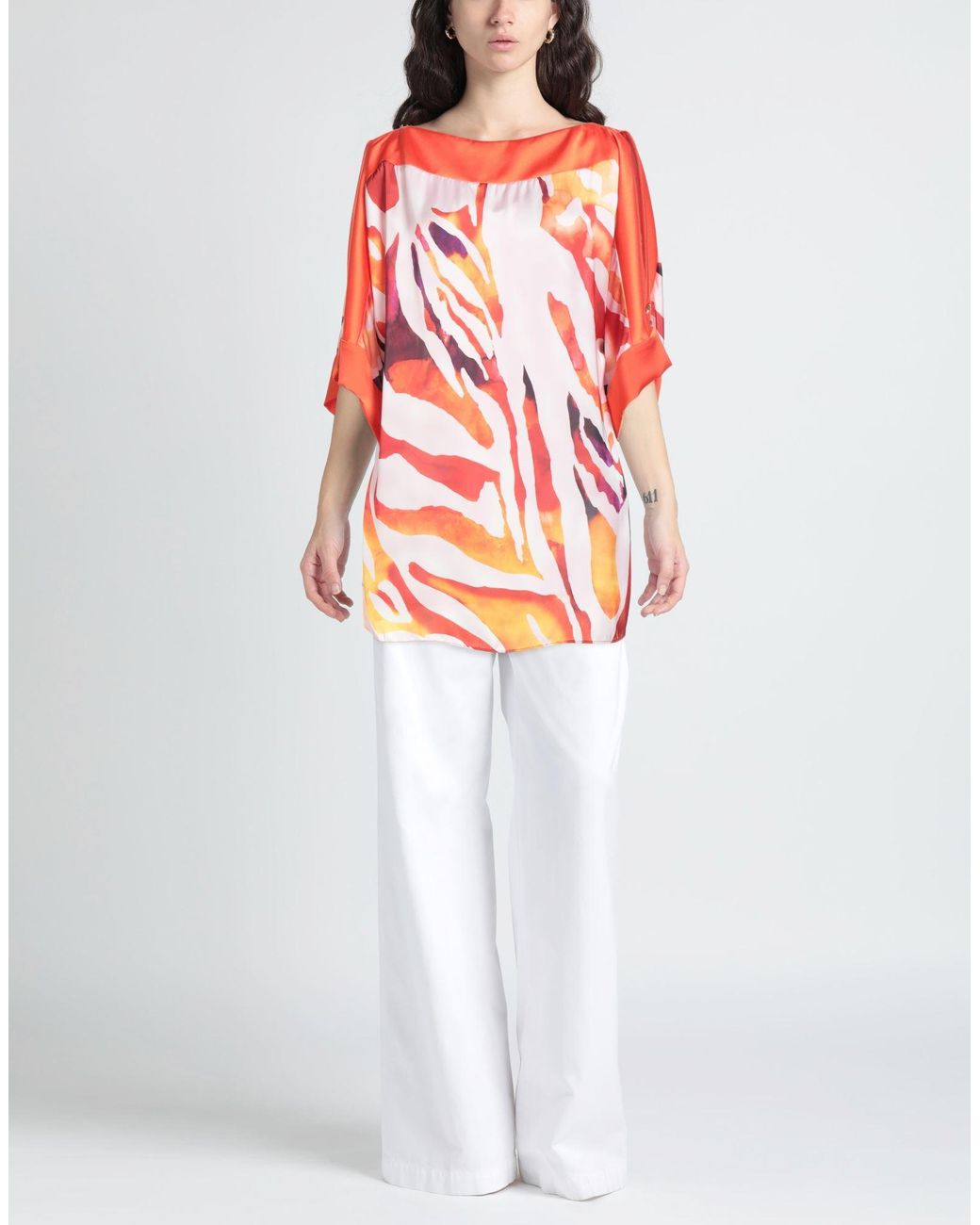 Camilla Red Top Polyester, Elastane