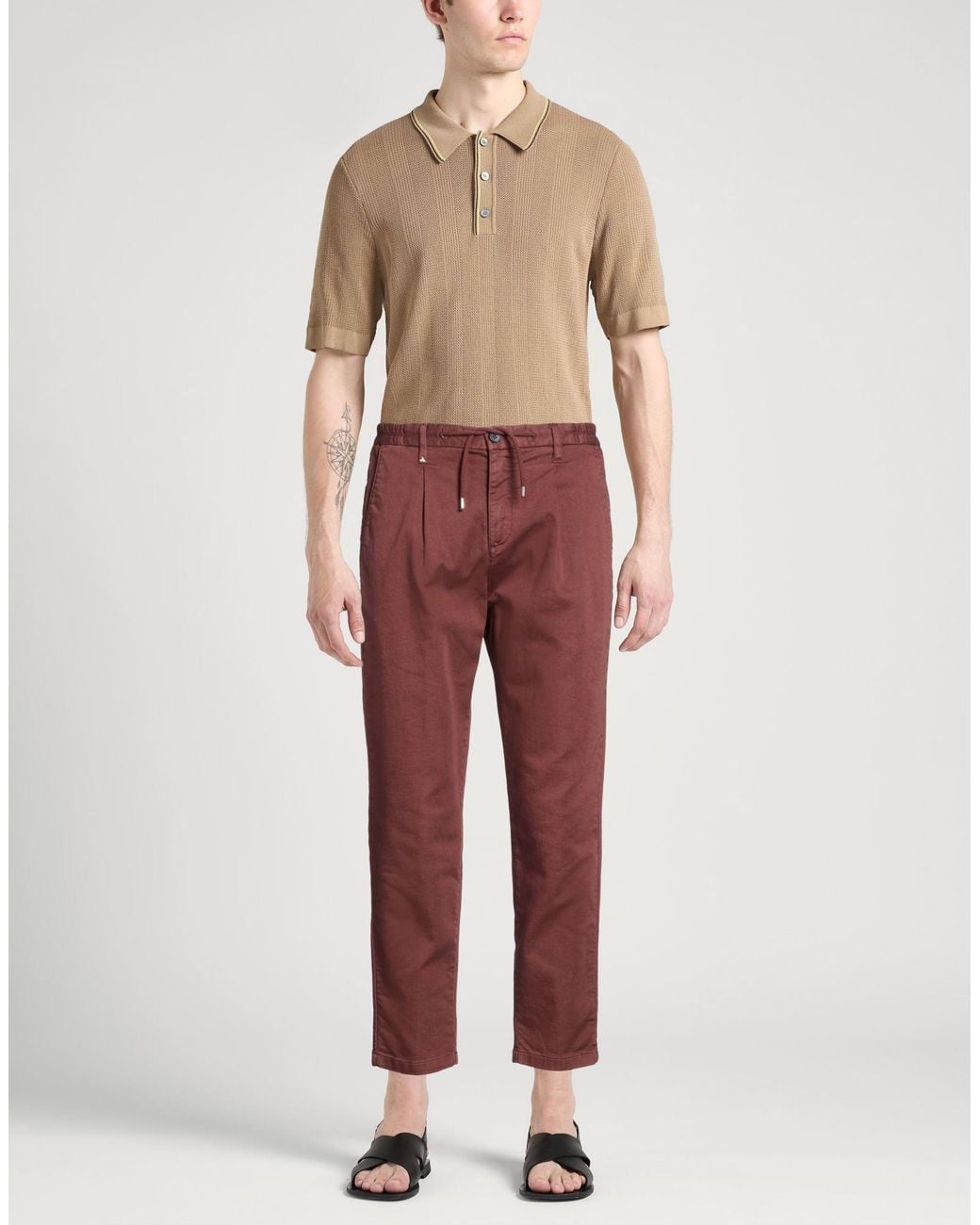 Berna Red Trouser for men