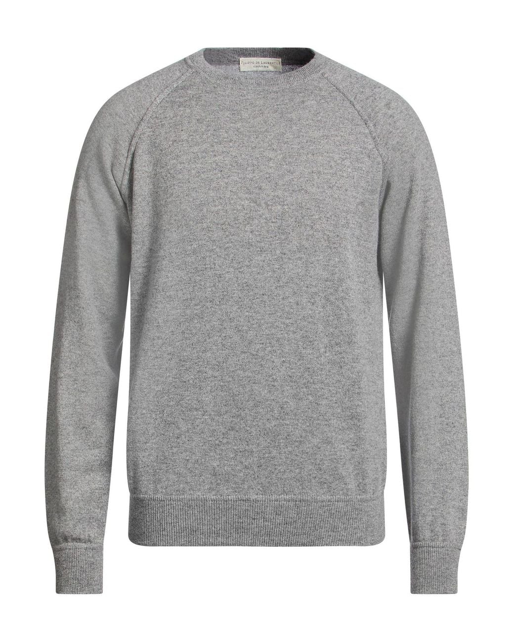 FILIPPO DE LAURENTIIS Gray Sweater Cashmere for men
