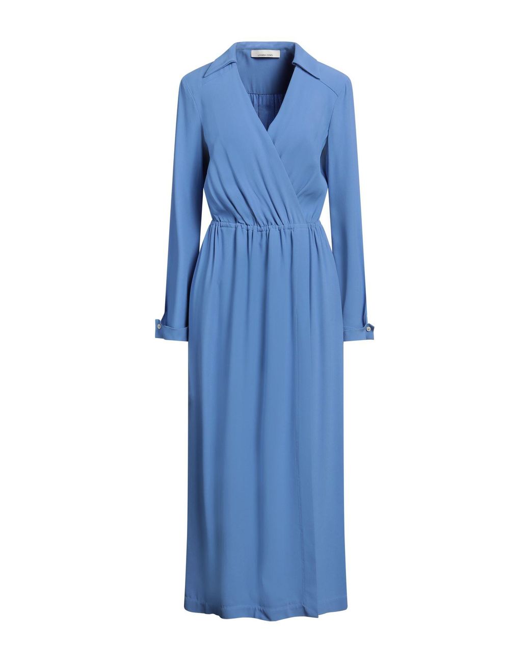 Liviana Conti Blue Midi Dress