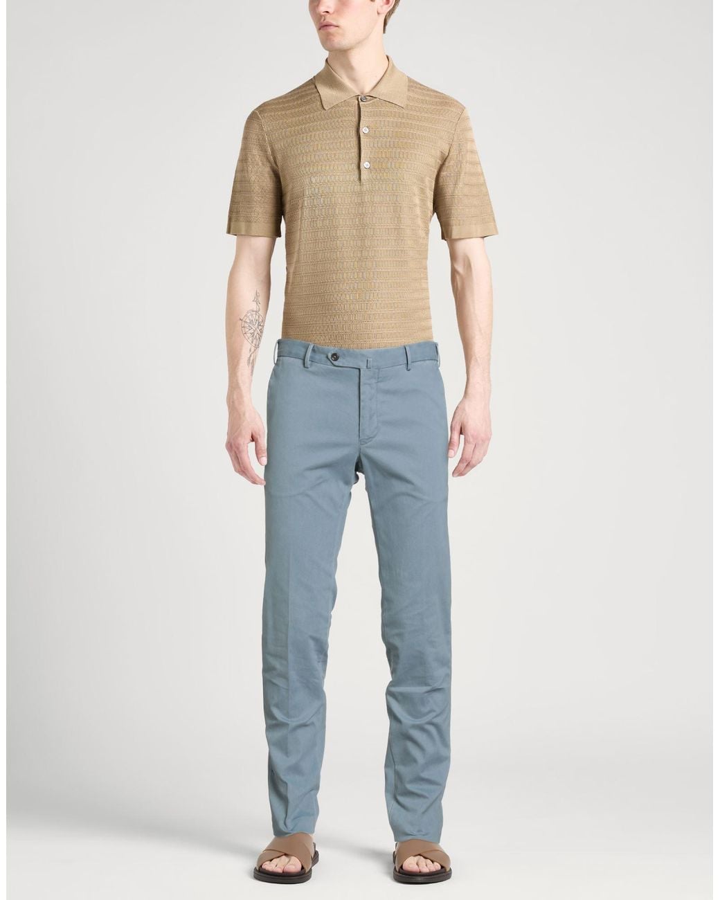 PT Torino Blue Pants for men