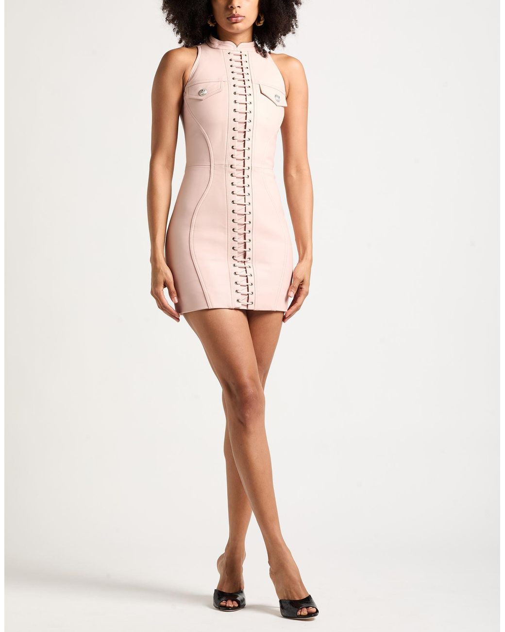 Balmain Pink Mini Dress