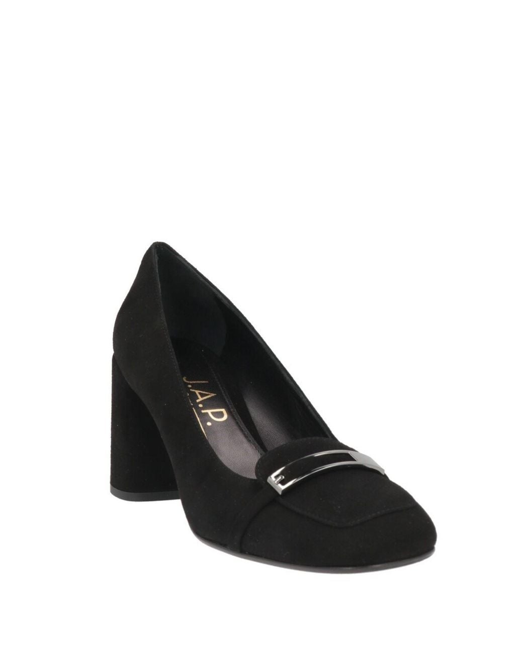 J.A.P. JOSE ANTONIO PEREIRA Black Loafers Textile Fibers