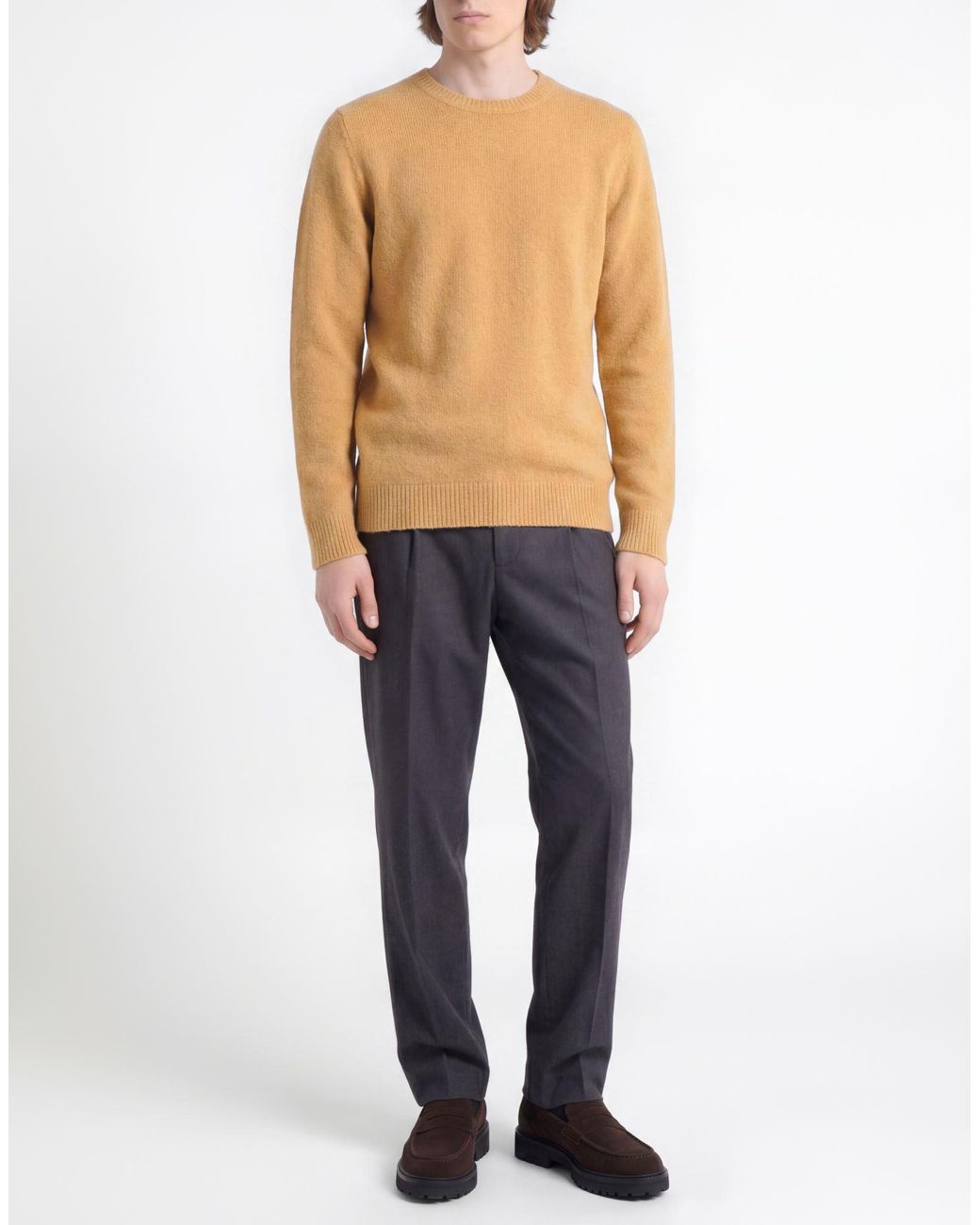 Roberto Collina Natural Sweater Cotton, Polyamide, Elastane for men