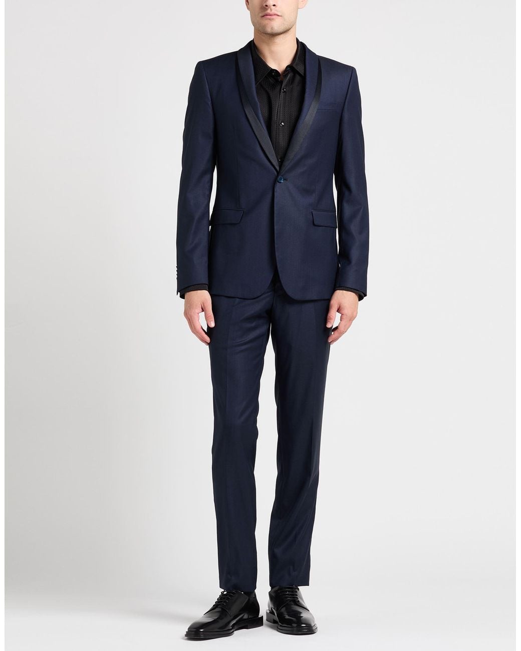 Manuel Ritz Blue Suit Virgin Wool, Viscose, Elastane for men