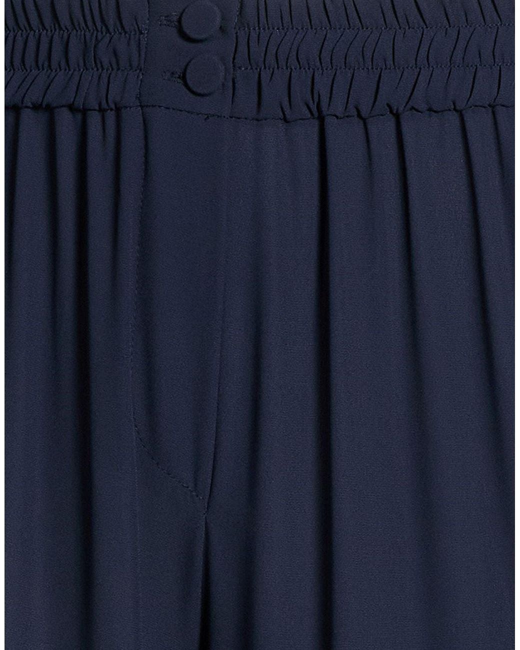 RUE DU BAC Blue Pants Polyester