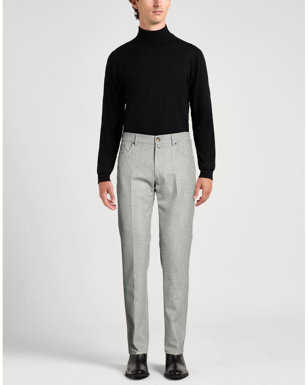 Berwich Gray Trouser for men