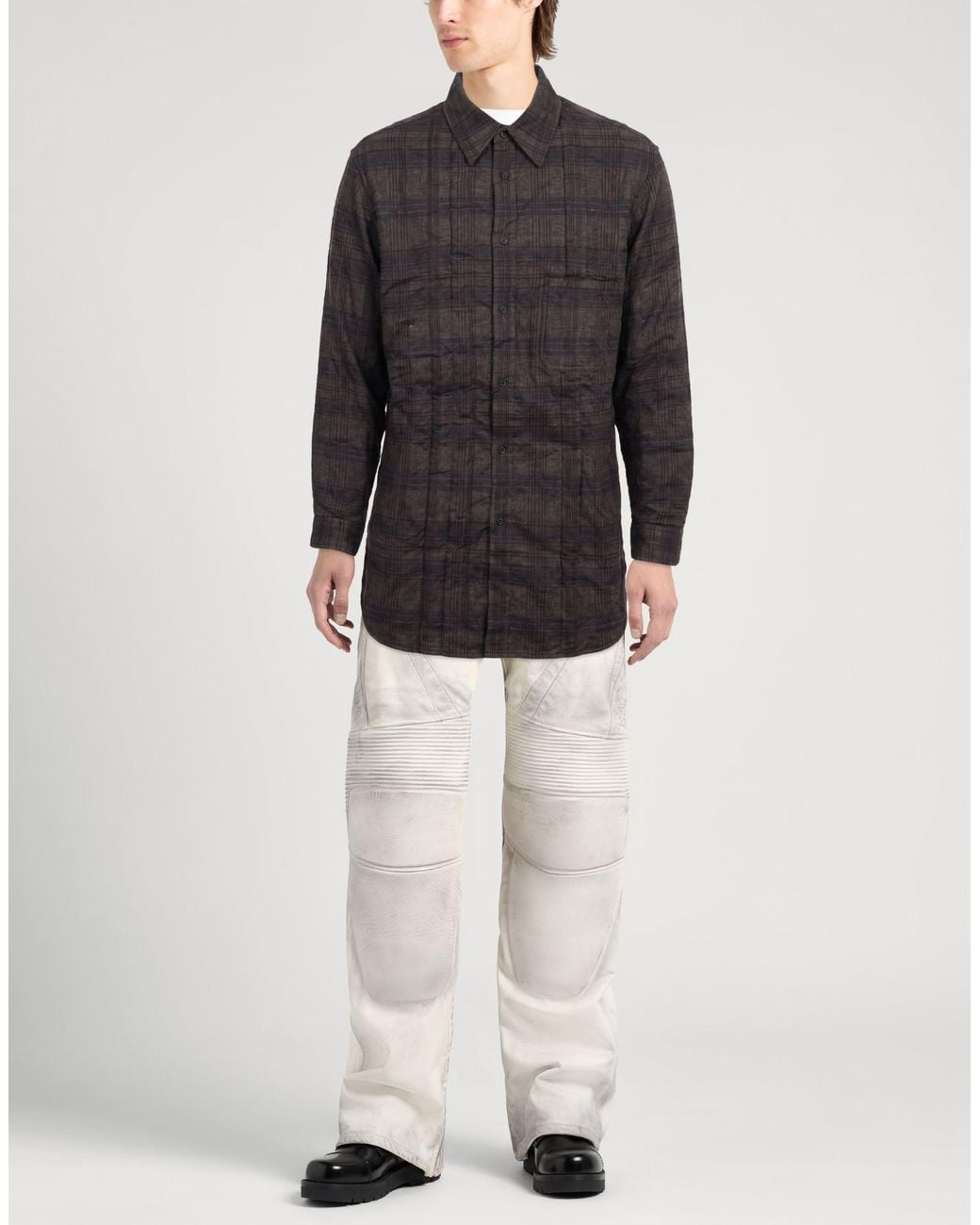 Yohji Yamamoto Gray Jacket for men