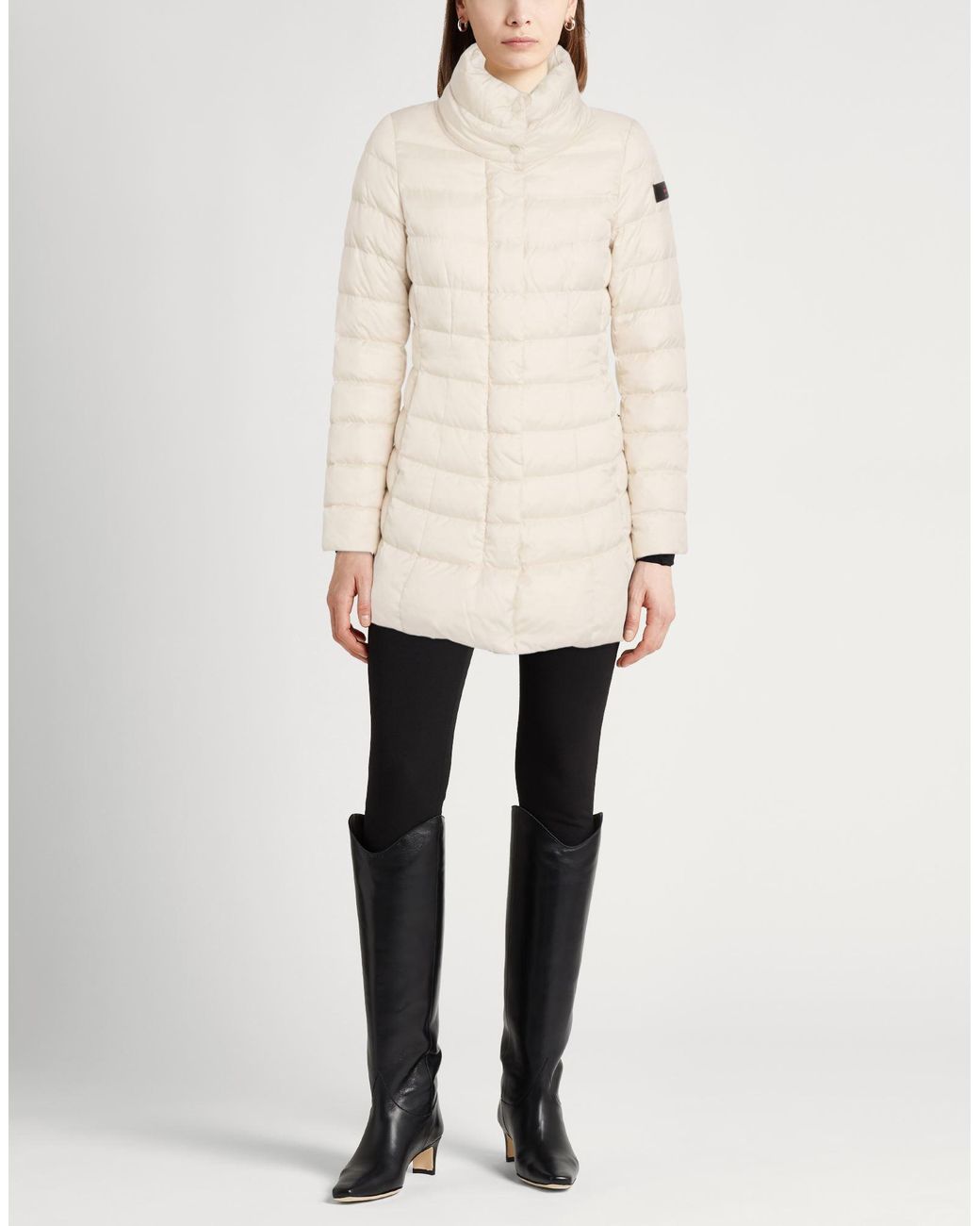 Peuterey White Cream Puffer Polyester