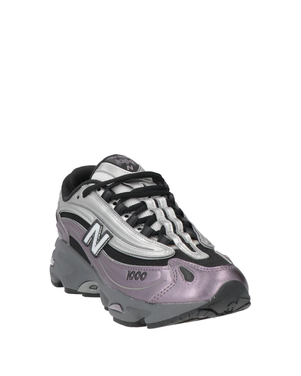 New Balance Gray Sneakers Textile Fibers, Synthetic Material