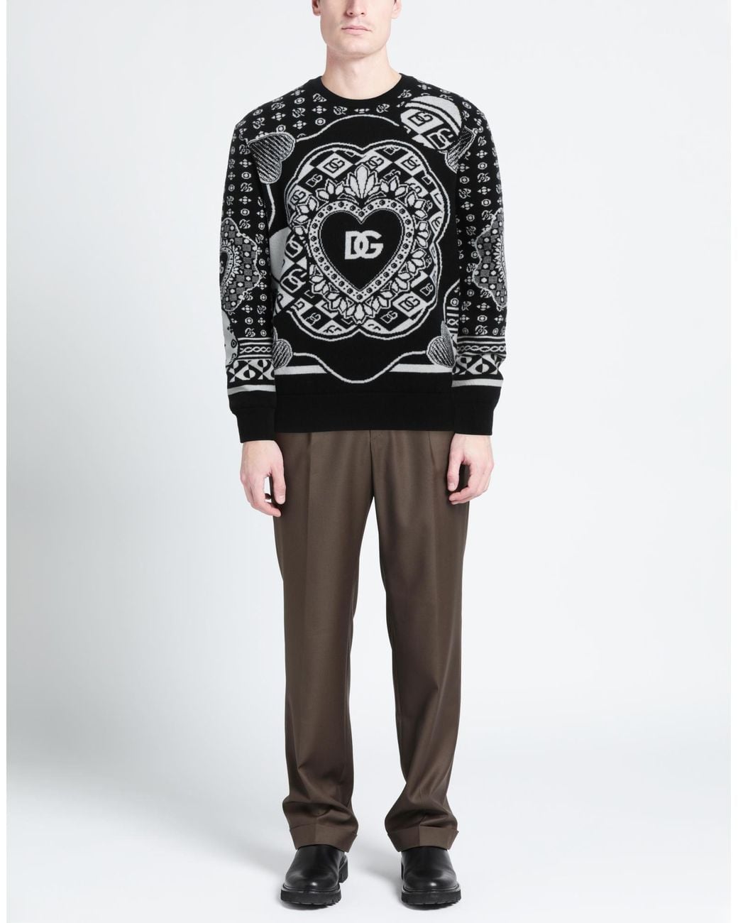 Dolce & Gabbana Black Jumper for men