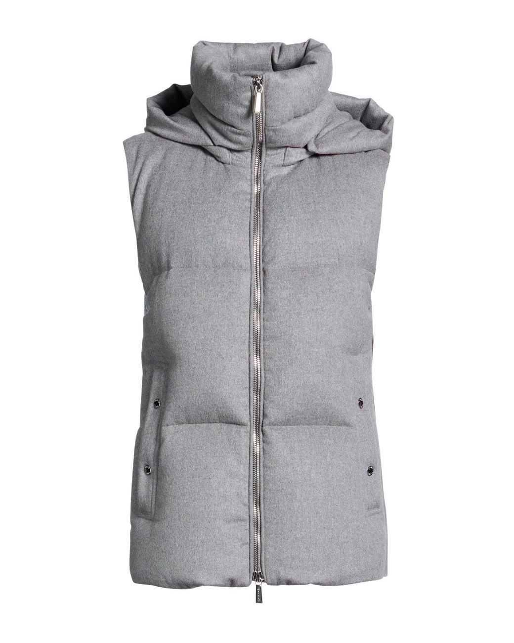 Moorer Gray Vest Wool, Cashmere
