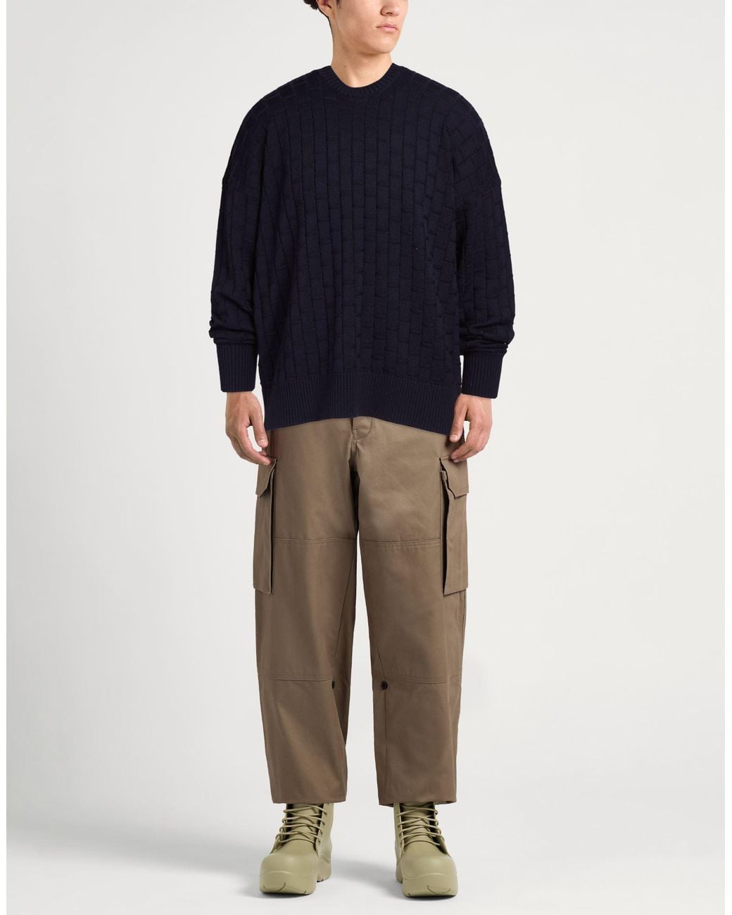 Plan C Blue Sweaters for men