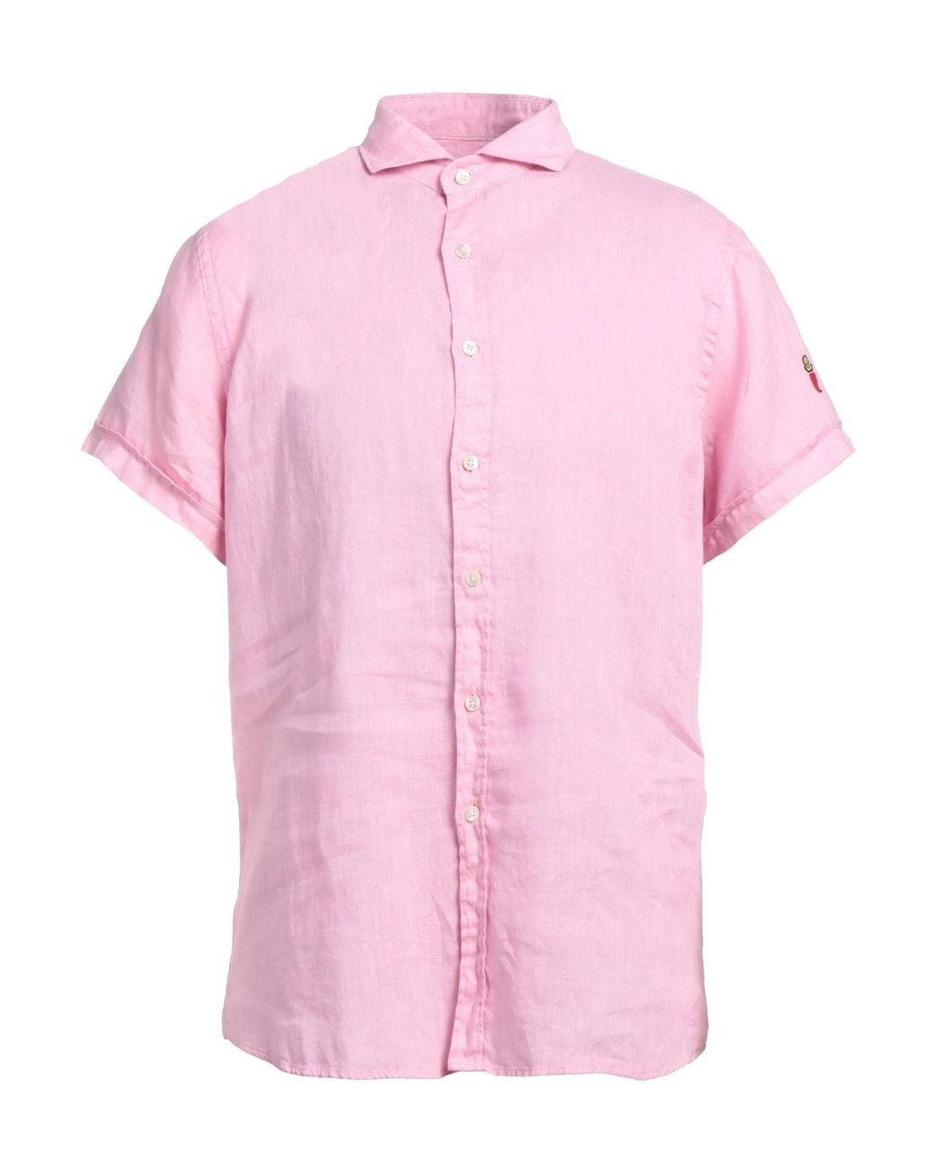 Cooperativa Pescatori Posillipo Pink Shirt for men