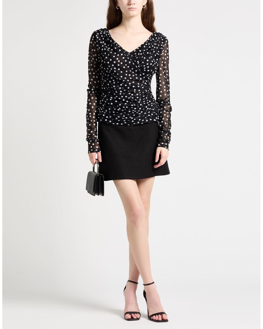 Dolce & Gabbana Black Top Polyamide, Elastane