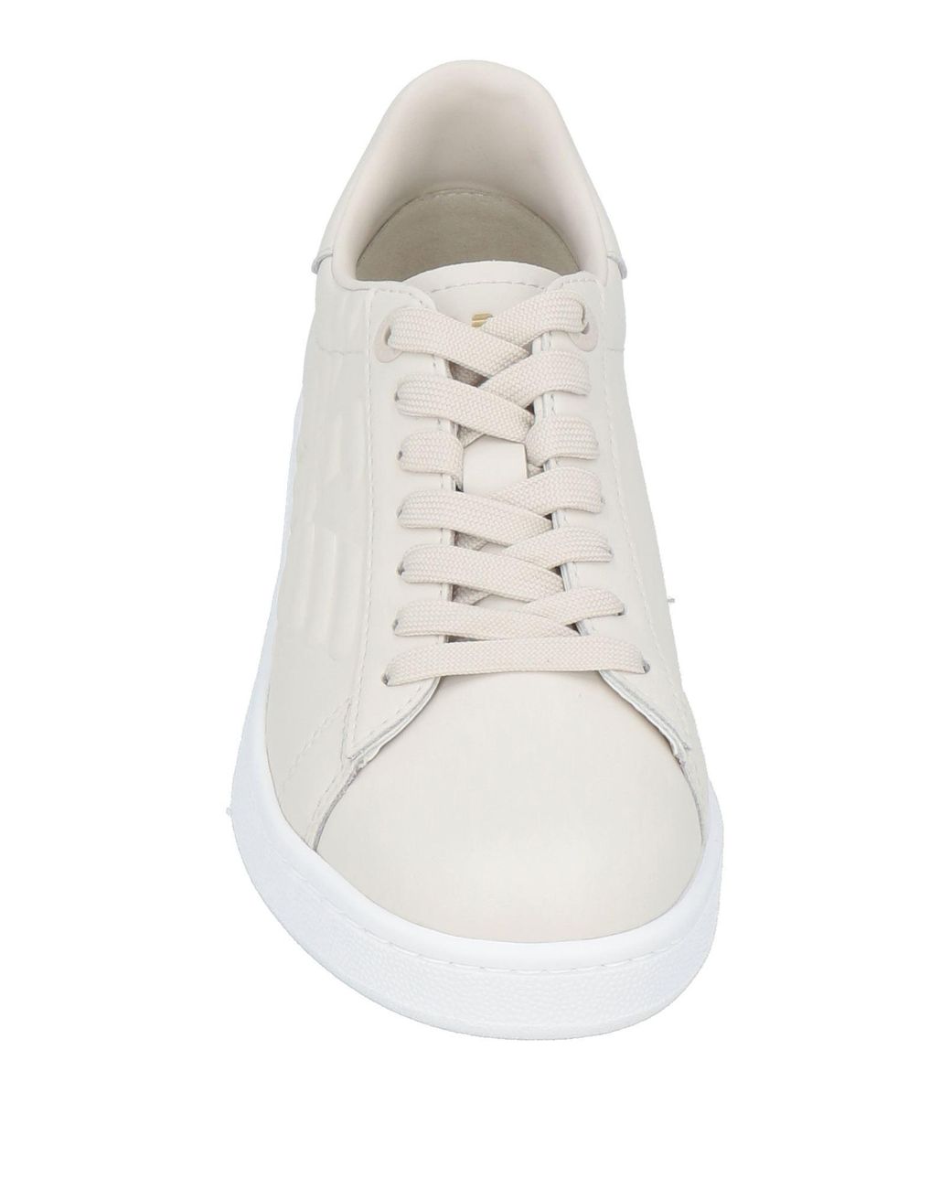 EA7 White Sneakers Bovine Leather