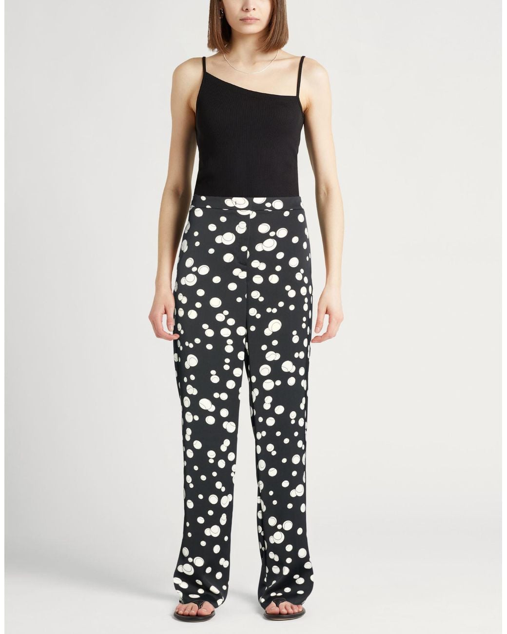 Marella White Pants Polyester