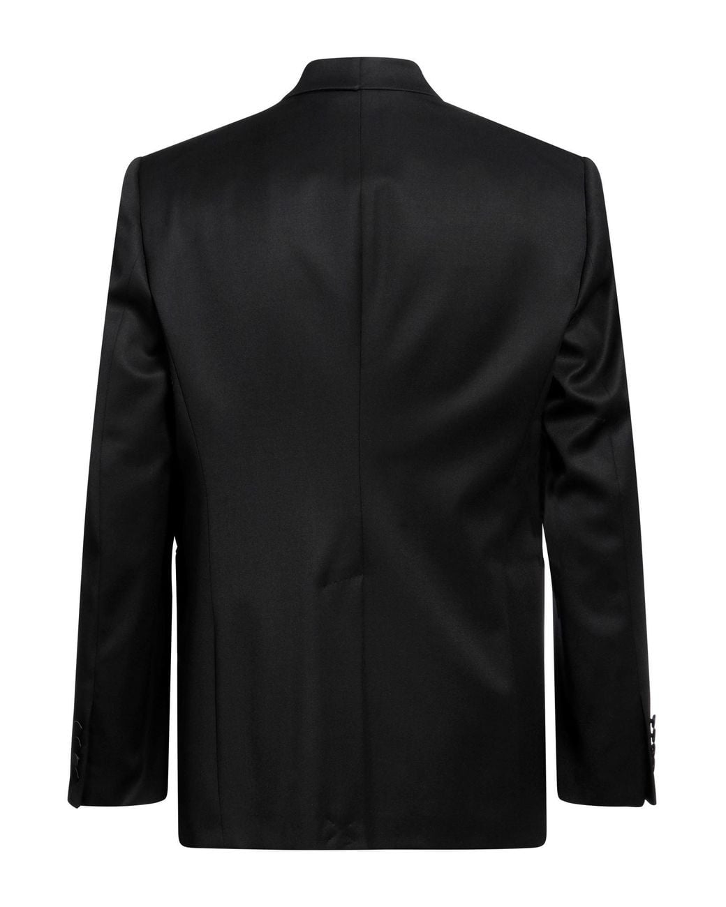 McQueen Black Blazer Wool, Silk for men