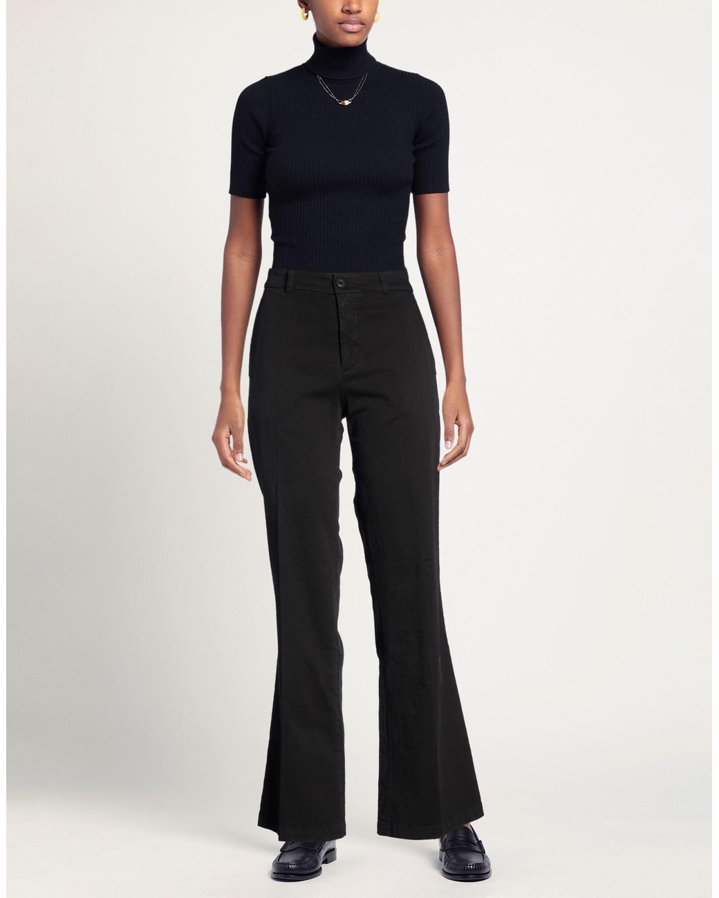 40weft Black Pants