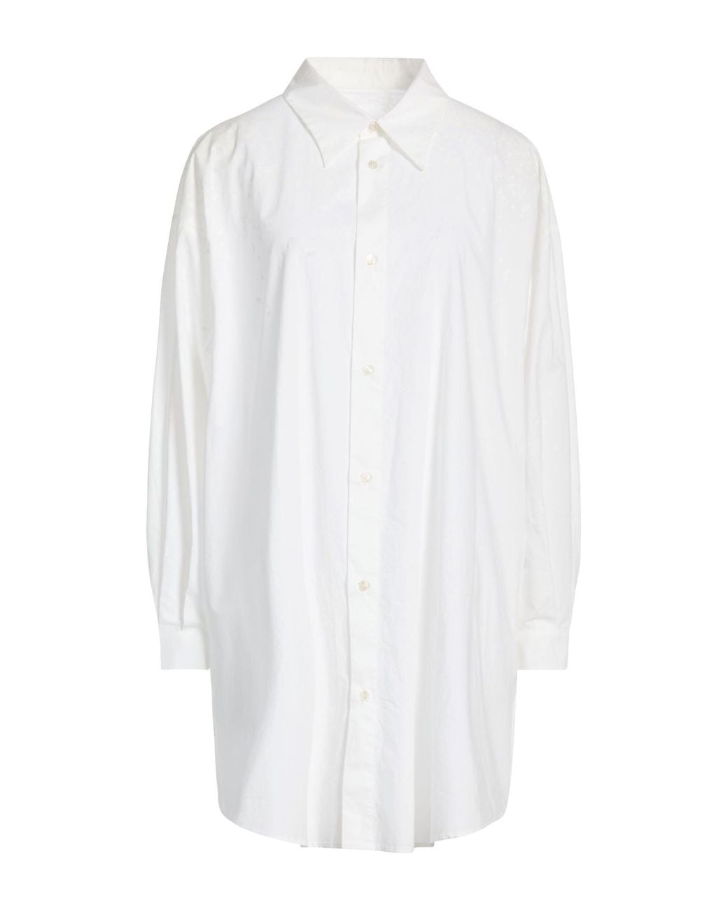 MM6 by Maison Margiela White Mini Dress Cotton