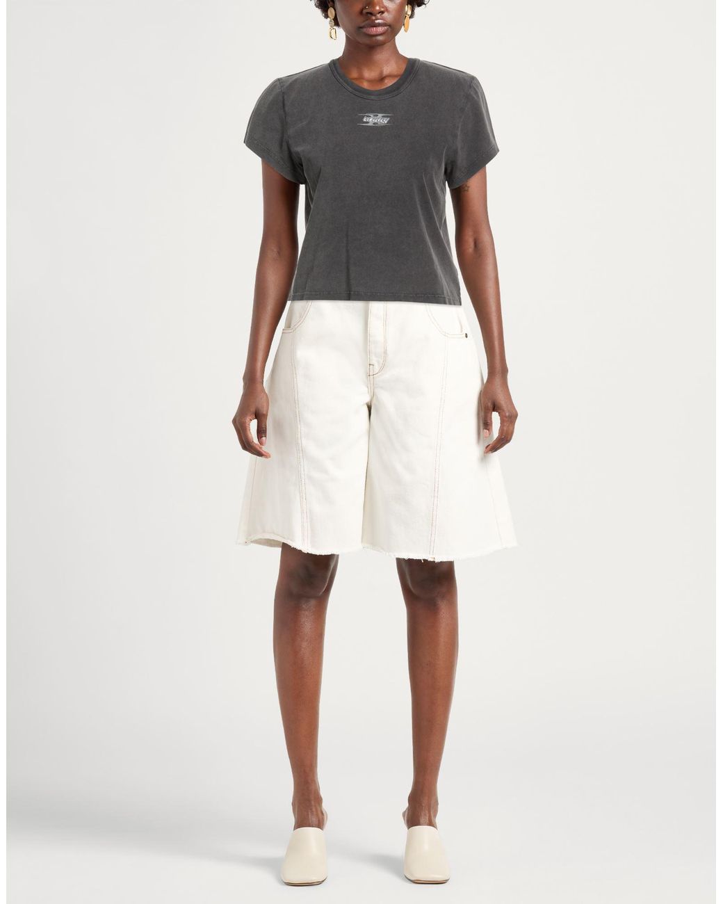 T By Alexander Wang Gray T-Shirt