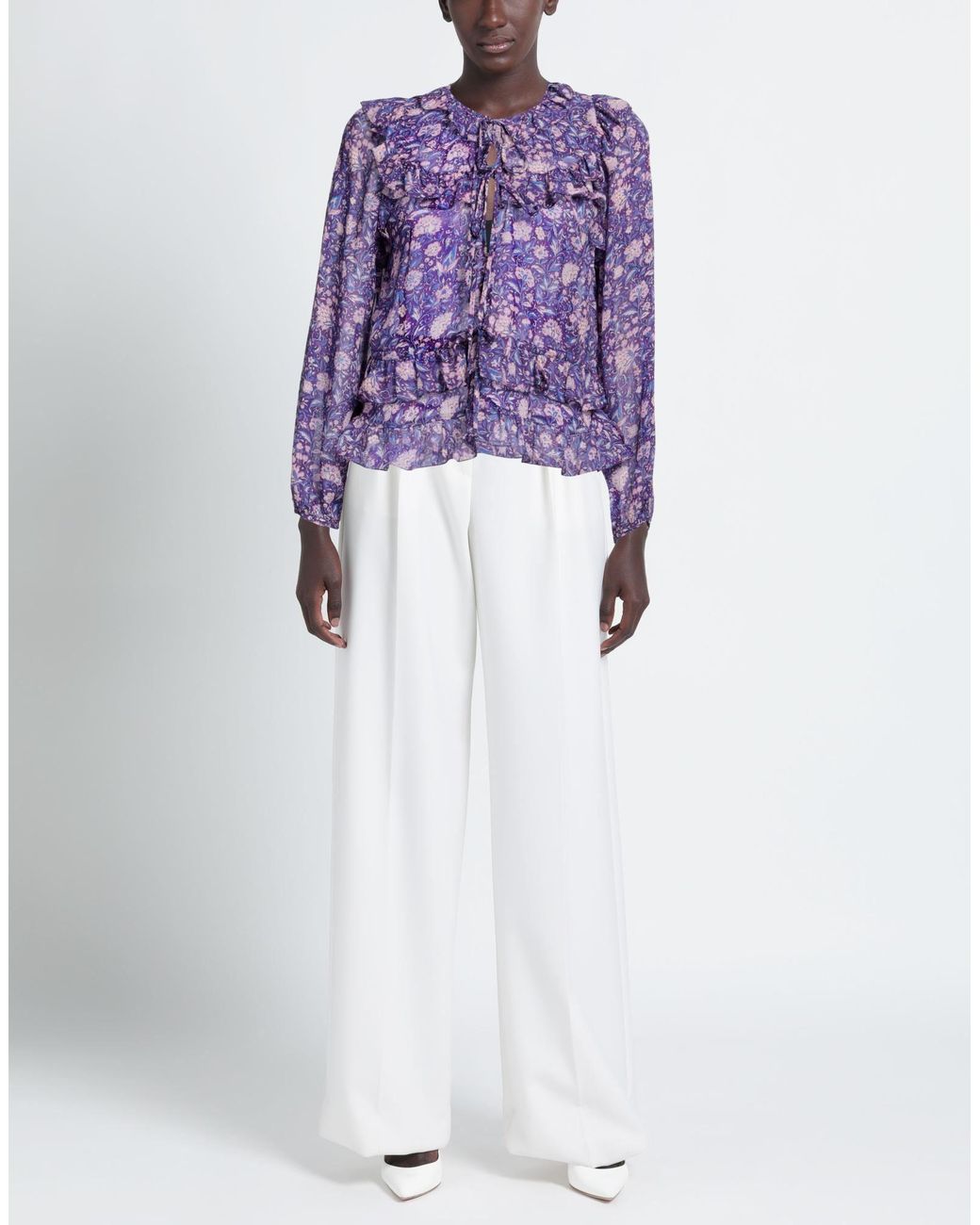 Camicia di Maje in Purple