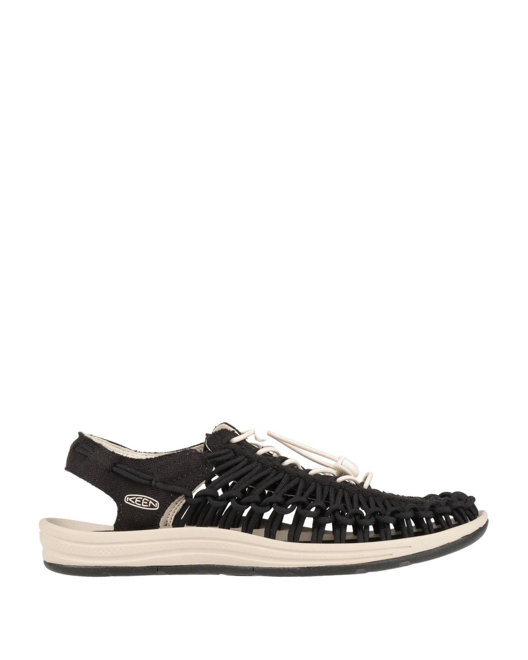 Keen Black Sandals Textile Fibers for men