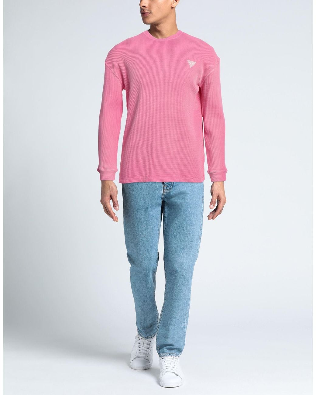Guess Pink Sweatshirt for men