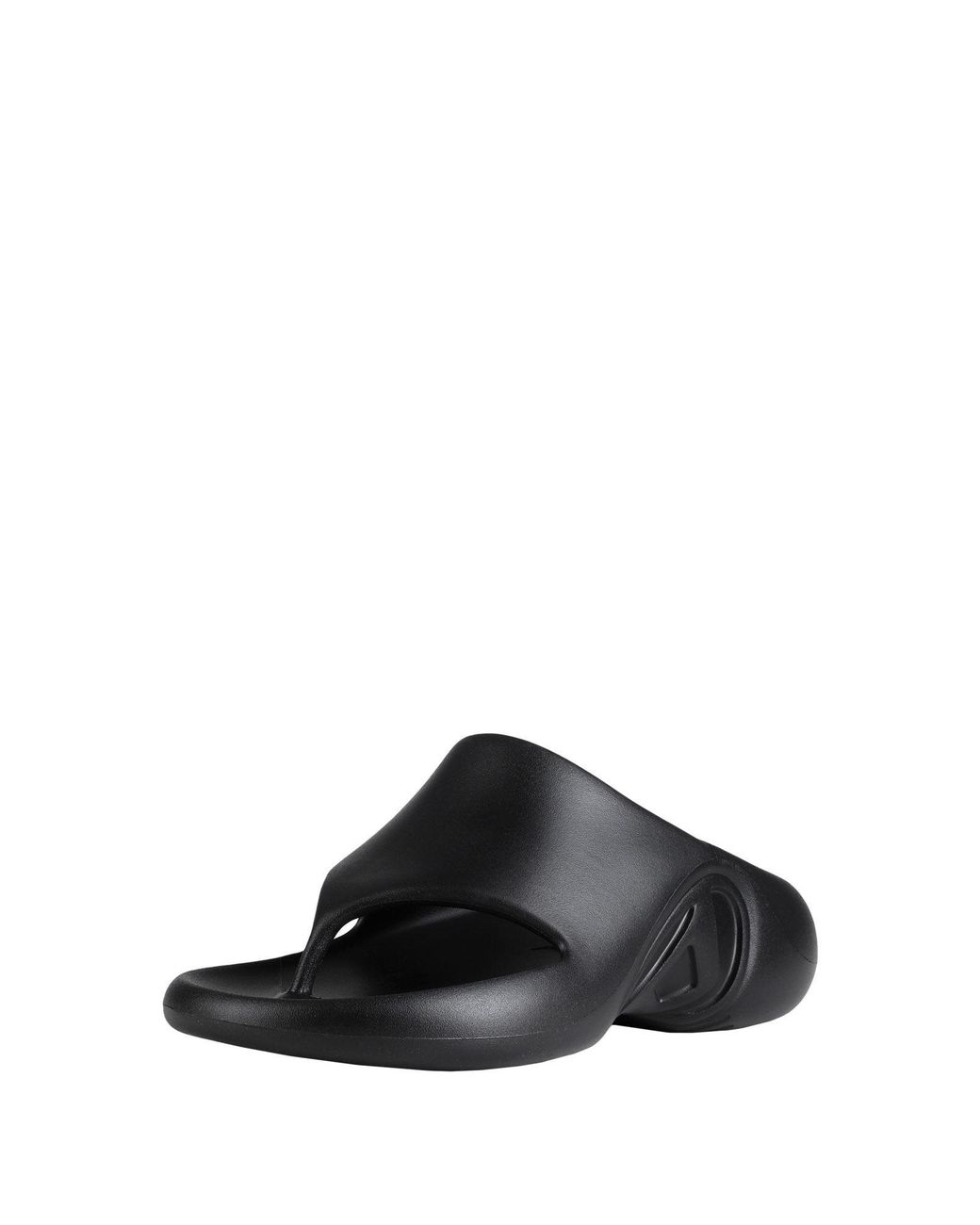 DIESEL Black Thong Sandal for men