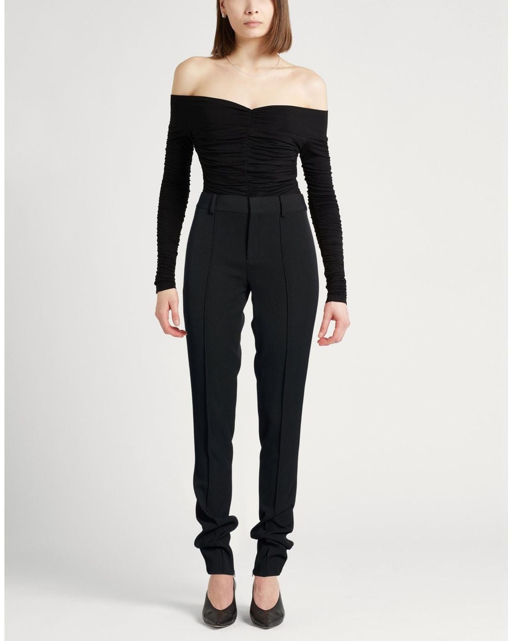 Tod's Black Pants Virgin Wool