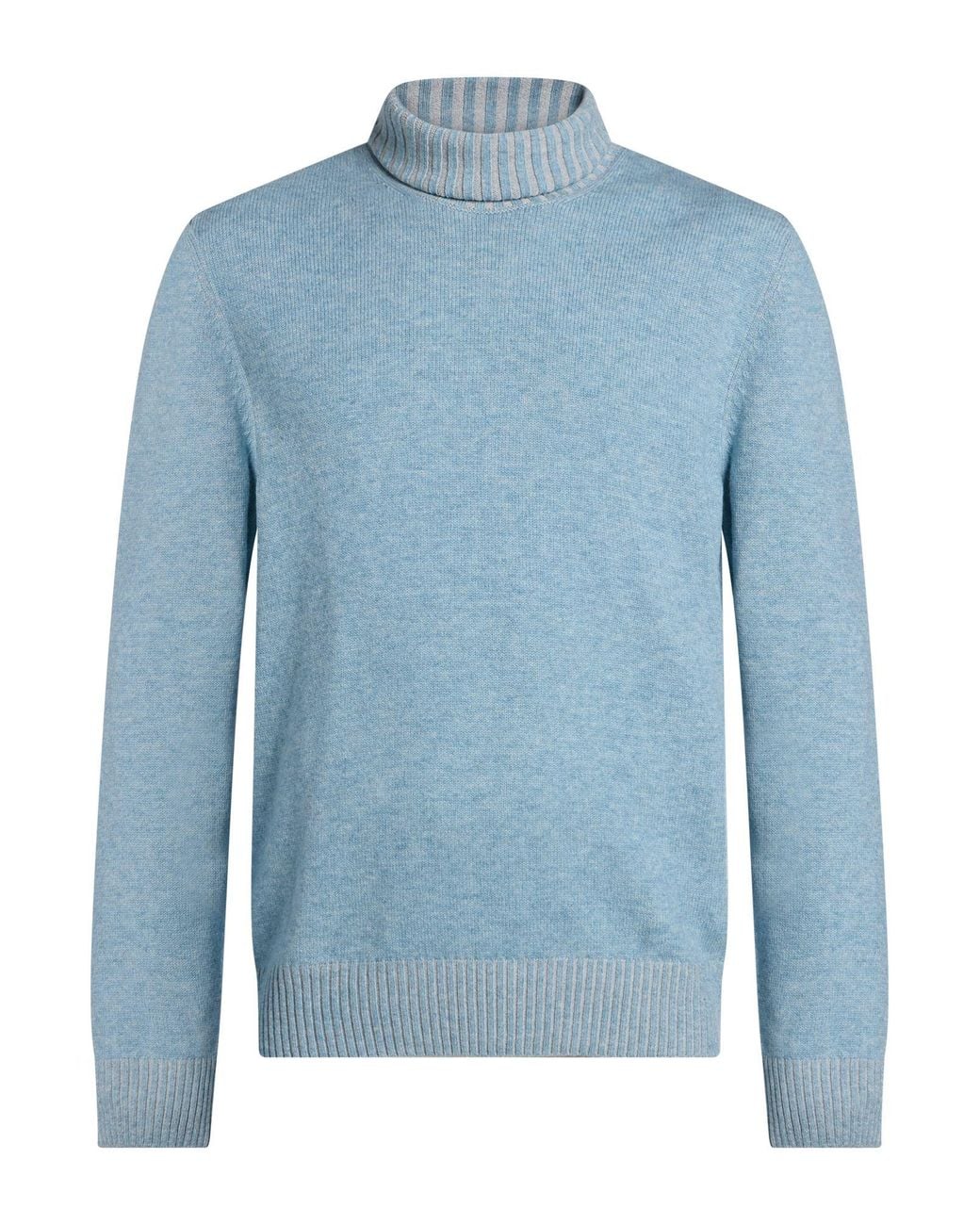 Gran Sasso Blue Turtleneck for men