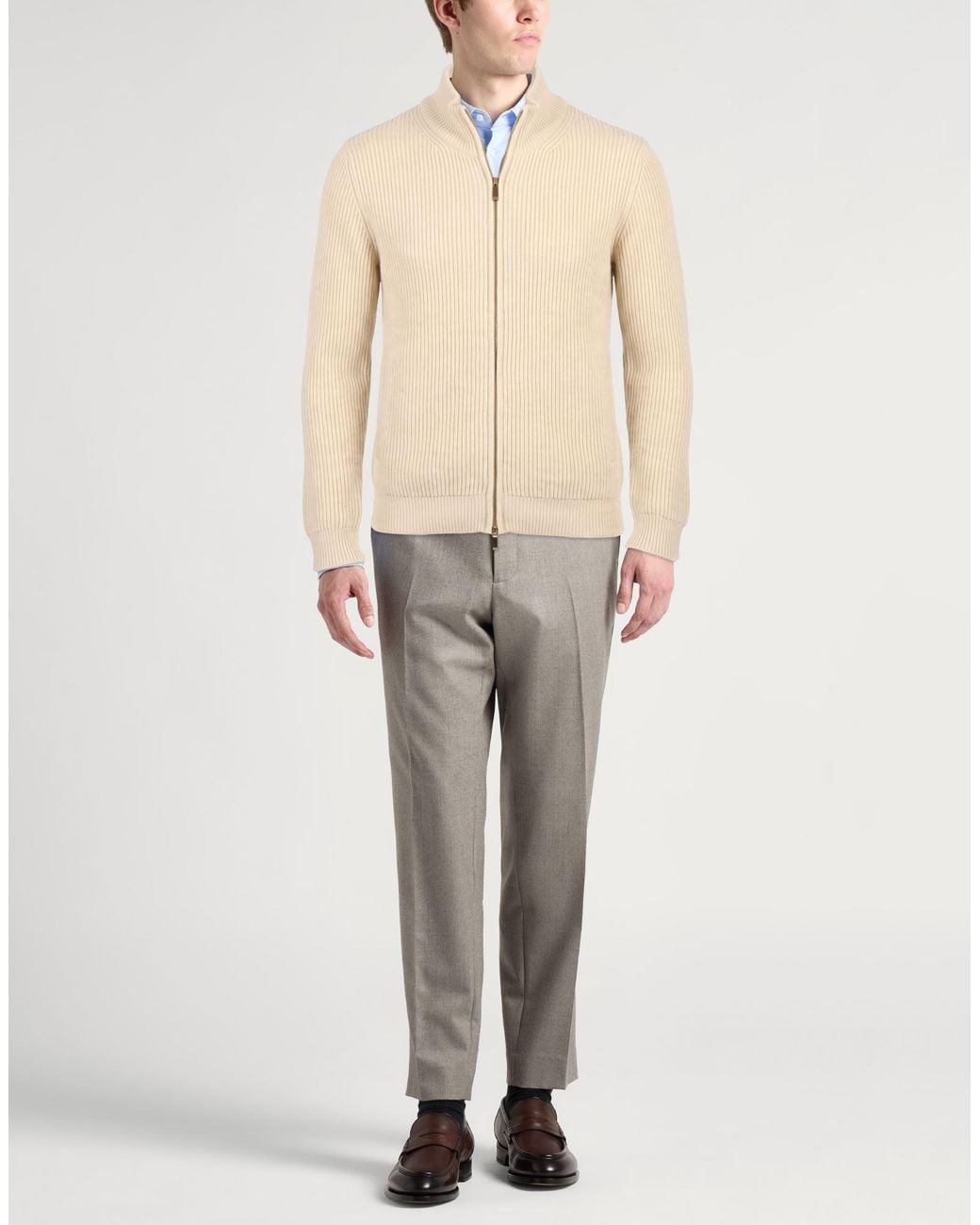 Moorer Natural Cardigans for men