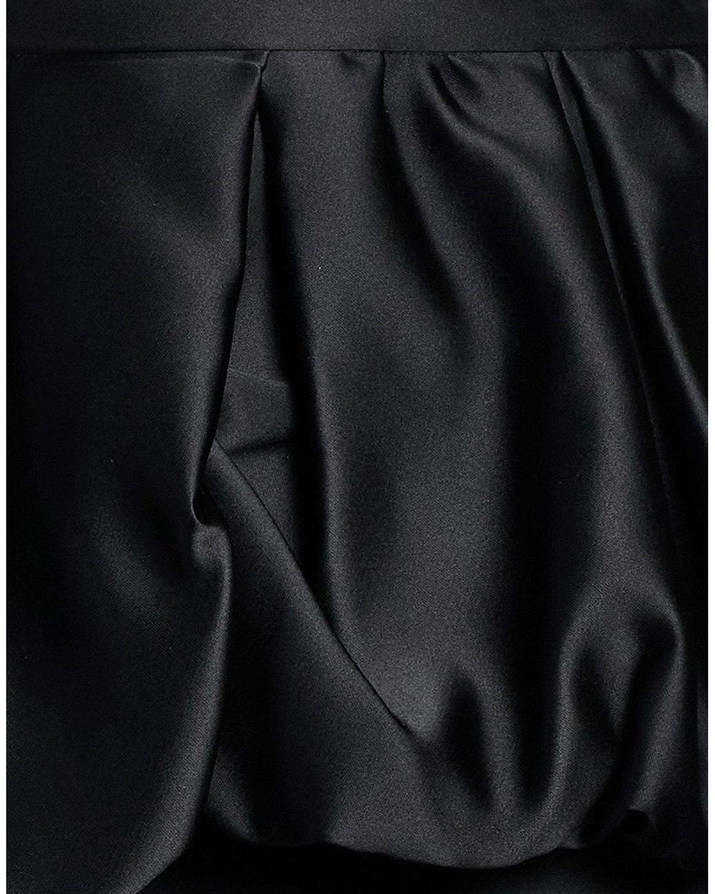 Max Mara Black Midi Skirt Polyester