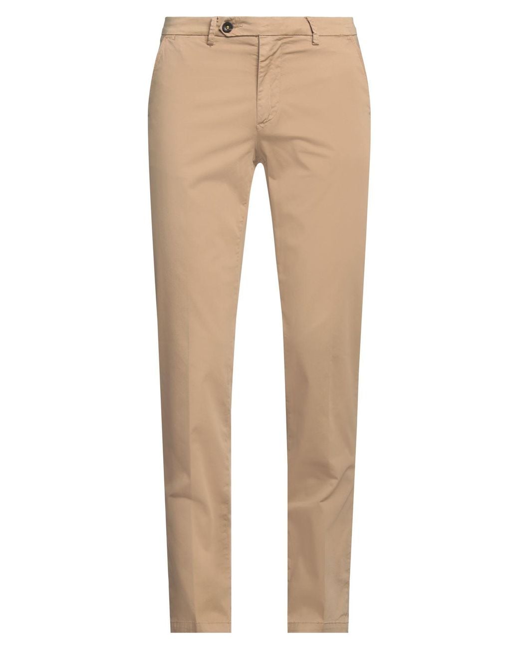 Manuel Ritz Natural Pants Cotton, Elastane for men